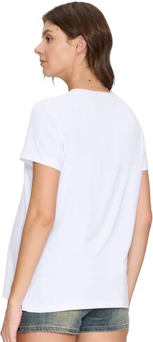 3 Pack Women's Maternity Shirts, Crew Neck Maternity Top Side Split Pregnancy Clothes Short Sleeve in Saudi Arabia