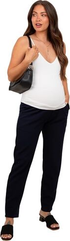 PinkBlush Pleated Relax Fit Maternity Pants in Kuwait