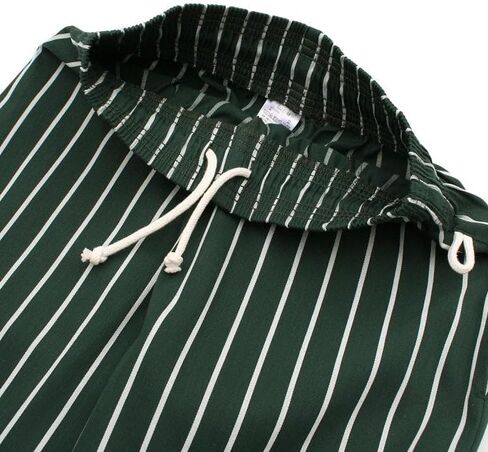 COOKMAN Chef Pants - Stripe : Dark Green in Kuwait