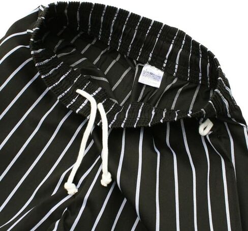 COOKMAN Chef Pants - Stripe : Black in Kuwait