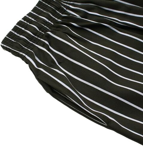COOKMAN Chef Pants - Stripe : Black in Kuwait