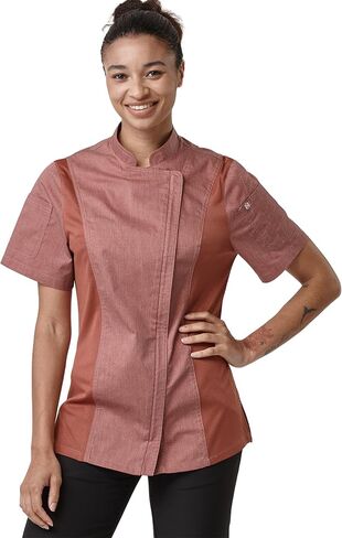 Women's Short Sleeve Chef Coat Cool Vent Chef Jacket 2847SJW in Kuwait