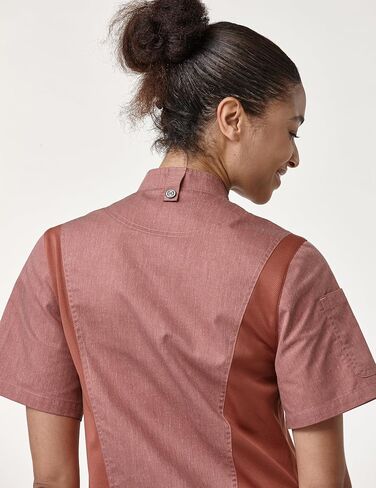 Women's Short Sleeve Chef Coat Cool Vent Chef Jacket 2847SJW in Kuwait