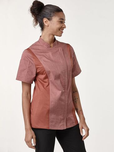 Women's Short Sleeve Chef Coat Cool Vent Chef Jacket 2847SJW in Kuwait