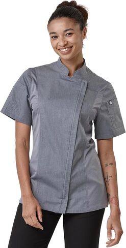 Women's Short Sleeve Chef Coat Cool Vent Chef Jacket 2847SJW in Kuwait