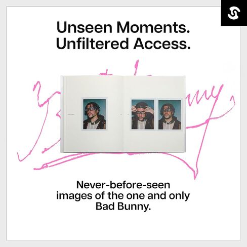 Stillz Bad Bunny (2019-2025) - Limited Edition Collector’s Photography Book - Signature Polaroid Archive - Semi-Gloss Printed Cover with Protective Transparent Jacket in Kuwait