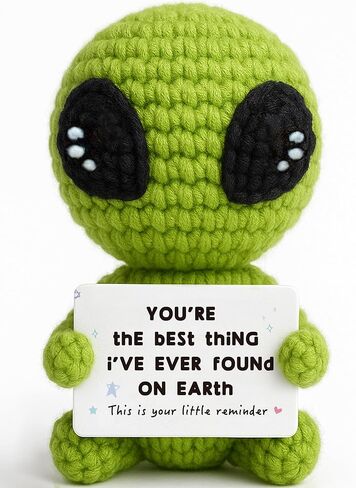 Gifts for Him Her Boyfriend Girlfriend Crochet Alien Valentine's Day Anniversary Birthday Funny Romantic Gift for My Love Men Women Wife Husband Fathers day in Saudi Arabia