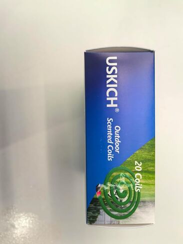 Natural Essential Oil Scented Coils for Outdoor Use, Fresh Aroma, Burns 5-7 Hours, 20 Coils & 2 Stands for Patio Backyard in Saudi Arabia
