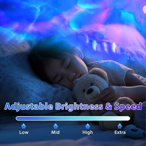 Galaxy Projector, Galaxy Projector for Bedroom, Night Light for Kids, Nebula Ceiling LED Lamp, Room Decor, with Timer and Remote, Gifts for Birthdays in Kuwait