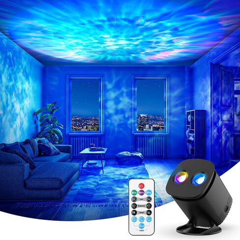 Galaxy Projector, Galaxy Projector for Bedroom, Night Light for Kids, Nebula Ceiling LED Lamp, Room Decor, with Timer and Remote, Gifts for Birthdays in Kuwait