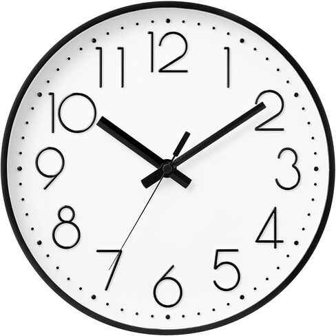 DAXSMY Wall Clock - 8 Inch Silent Non-Ticking Modern 3D Wall Clocks Battery Operated - Decorative Clock for Kitchen, Home Office, Bathroom, Bedroom(Rose Gold) in Saudi Arabia