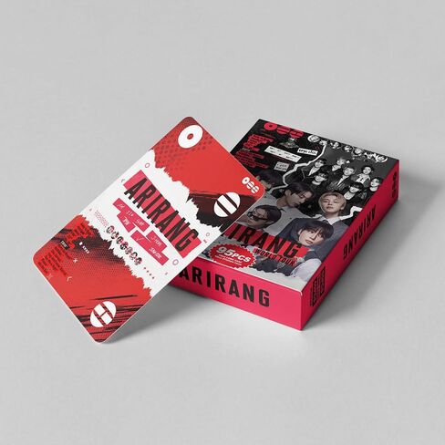 95 Pcs Photocards 2026 New 5th Album ARIRANG Merch 55 Pcs Lomo Cards and 40 Pcs Stickers in Saudi Arabia