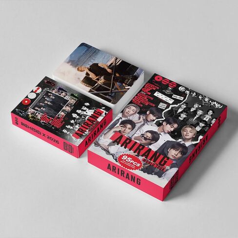 95 Pcs Photocards 2026 New 5th Album ARIRANG Merch 55 Pcs Lomo Cards and 40 Pcs Stickers in Saudi Arabia