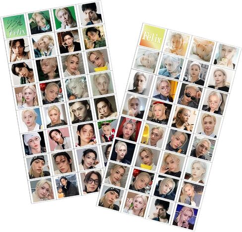 PYAJUU Stray Kids Photocards 124 PCS SKZ DO IT Album Photo Cards with 64 PCS Stickers KPOP Gift Lomo Merch for SKZ Boys and Girls Straykids Laser Greeting Cards 2026 (FELIX(YELLOW)) in Kuwait