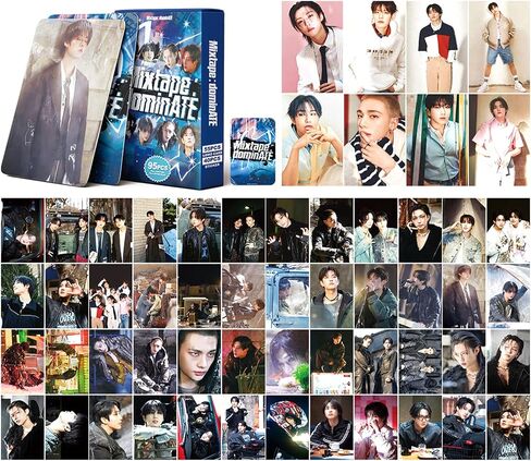 Stray Kids Photocards MIXTAPE: dominATE Album Photo Cards 95 PCS KPOP HIPTAPE 合(HOP) Post Card Merch Boys and Girls Card Set Photo Album Accessories in Kuwait
