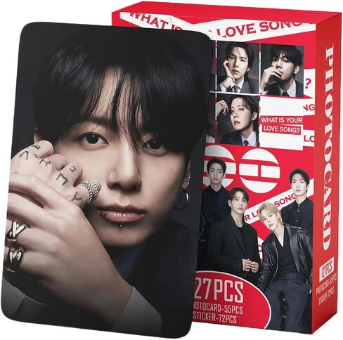 127 Pcs Photocards Album ARIRANG Merch 55 Pcs Lomo Cards and 72 Pcs Stickers in Saudi Arabia