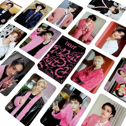 KPOPBTS Stray Kids DO IT Album Photocards 55 PCS KPOP Lomo Card Set, Gift Merch for SKZ Boys and Girls in Kuwait