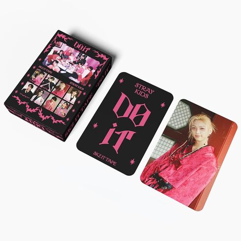 KPOPBTS Stray Kids DO IT Album Photocards 55 PCS KPOP Lomo Card Set, Gift Merch for SKZ Boys and Girls in Kuwait