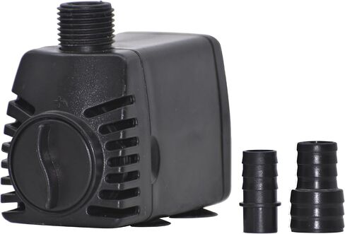 smartpond 300 GPH Fountain Pump with Low-Water Shut-off Feature, Auto Shut-Off to Prevent Pump Burnout, 5 ft. Pumping Height, Ideal for Medium Fountains, Great for Hydroponics in Saudi Arabia