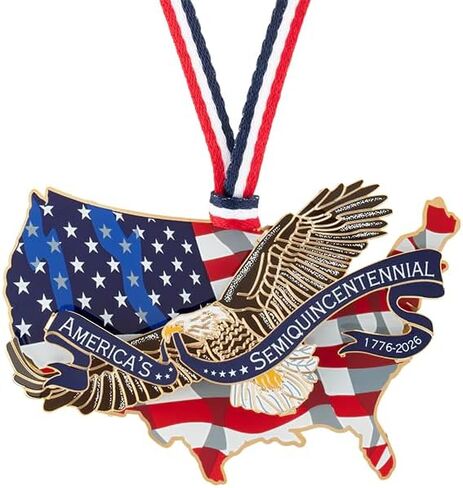 Official Commemorative Ornament of America’s 250th Anniversary | 2026 White House Christmas Collection in Kuwait