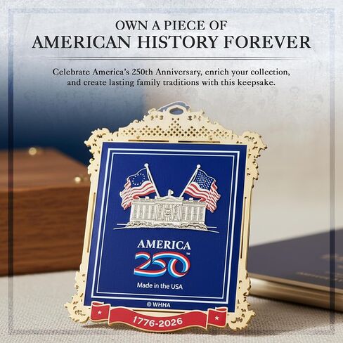 Official Commemorative Ornament of America’s 250th Anniversary | 2026 White House Christmas Collection in Saudi Arabia