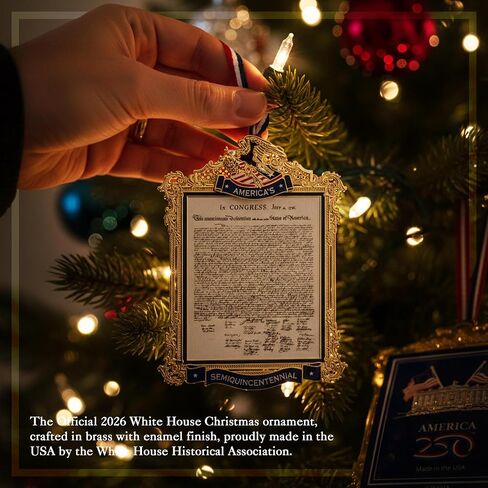 Official Commemorative Ornament of America’s 250th Anniversary | 2026 White House Christmas Collection in Saudi Arabia