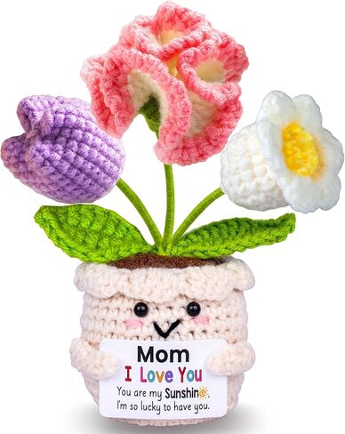 Teacher Appreciation Gifts, Thank You Teachers Gift, End of Year Teacher Gifts, Graduation Birthday Retirement Gift for Teachers Mentor Coworker Boss, Cute Handmade Crochet Carnations 3 Flowers Doll in Saudi Arabia
