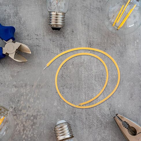 Toddmomy 4 Pcs Led Filament Bulb Diode Flexible Filament for Repair Light Fixture Accessories 11.81In Silicone Lamp Parts for Indoor Lighting in Kuwait