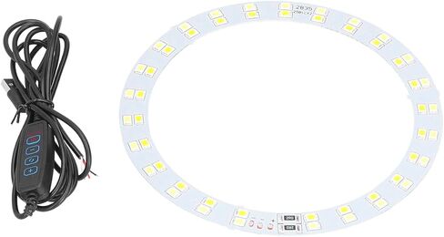 لوحة ضوء حلقة LED دقيقة عالية السطوع 10 وات للإضاءة اليومية تعمل بمنفذ USB، لمصابيح LED الألومنيوم 4.41 بوصة in Kuwait