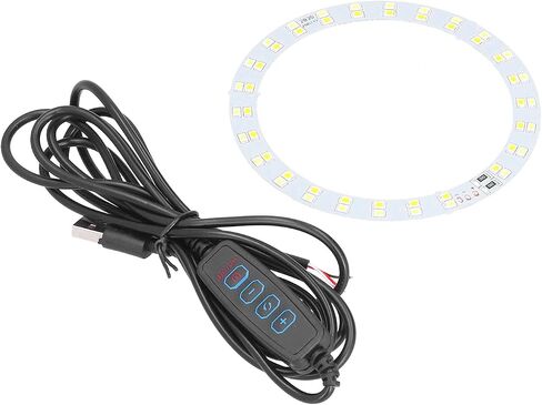 لوحة ضوء حلقة LED دقيقة عالية السطوع 10 وات للإضاءة اليومية تعمل بمنفذ USB، لمصابيح LED الألومنيوم 4.41 بوصة in Kuwait