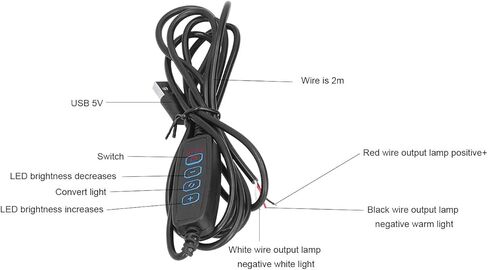 لوحة ضوء حلقة LED دقيقة عالية السطوع 10 وات للإضاءة اليومية تعمل بمنفذ USB، لمصابيح LED الألومنيوم 4.41 بوصة in Kuwait