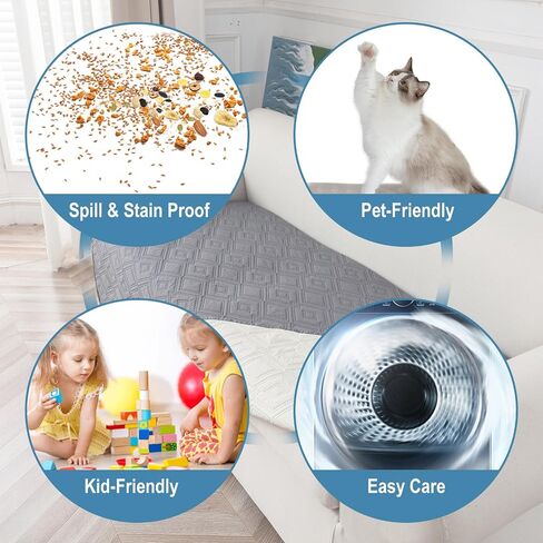 Genina 100% Waterproof Recliner Chair Covers, Anti-Slip Recliner Cover Dog Couch Cover Furniture Protector, Reclining Sofa Slipcover for Pets Dogs, 1 Piece (Chocolate, Recliner) in Saudi Arabia
