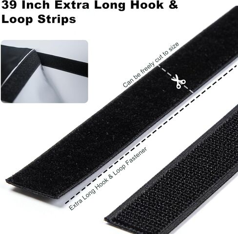 Roller Shades 100% Blackout Curtains for Bedroom, Blackout Blinds No Drill with Magnetic & Velcro, Black Out Window Cover – Heat Insulation, Easy Install for Travel, Nursery, Media Room, RV, 39" x 57" in Saudi Arabia