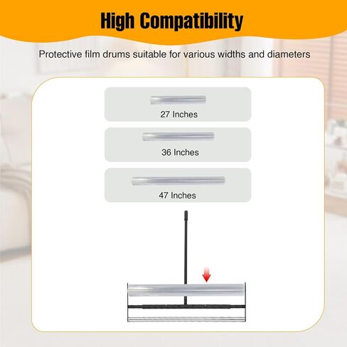 Carpet Protection Film Applicator for 27'', 36'', and 48" Wide Rolls, Applying Carpet Shield, Used for Quick Application of Applying Carpet Shield, for Properties for Sale, Indoor Carpets, Showrooms in Saudi Arabia