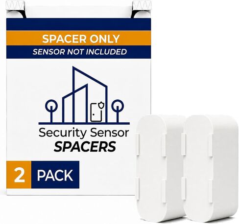 Simplisafe Entry Sensor Magnet Risers | Contact Sensor Spacers with 3M Adhesive | Easy Instal for All Simplisafe Security Systems (1/4 inch - 2 Pack) in Kuwait