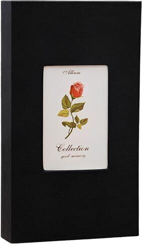 ألبوم 300 صورة مقاس 4 × 6، غطاء من الكتان الأسود، اتجاه أفقي سهل الارتداء، نافذة قابلة للتخصيص، سعة كبيرة لدفتر قصاصات العائلة، كتاب ضيوف الذكرى السنوية للزفاف in Kuwait