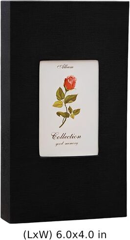 ألبوم 300 صورة مقاس 4 × 6، غطاء من الكتان الأسود، اتجاه أفقي سهل الارتداء، نافذة قابلة للتخصيص، سعة كبيرة لدفتر قصاصات العائلة، كتاب ضيوف الذكرى السنوية للزفاف in Kuwait