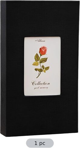 ألبوم 300 صورة مقاس 4 × 6، غطاء من الكتان الأسود، اتجاه أفقي سهل الارتداء، نافذة قابلة للتخصيص، سعة كبيرة لدفتر قصاصات العائلة، كتاب ضيوف الذكرى السنوية للزفاف in Kuwait