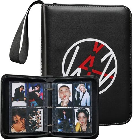 Photocards Binder, 4 Pocket 440 Card Collection Binder, Album Photocard Holder for Stray Fans Gifts Merch in Saudi Arabia
