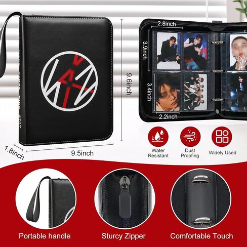 Photocards Binder, 4 Pocket 440 Card Collection Binder, Album Photocard Holder for Stray Fans Gifts Merch in Saudi Arabia