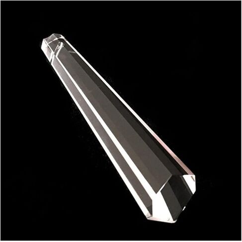 Chandelier Crystal Prisms Pendants 63mm/76mm Crystal Chandelier Drop Pendants Parts Chandelier Crystal Prisms Pendants (Size : 63mm 10pcs) in Kuwait