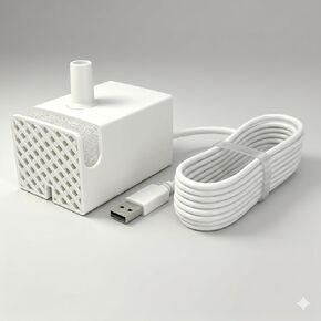JY-830 Universal Submersible Water Pump Replacement for Pet Fountains, HB-202,Ultra Quiet & Long Lasting Cat Water Fountain Pump,Waterproof, Low Power USB Pump with 4.9ft Power Cable in Kuwait