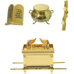 1Set Ark of The Covenant Tabernacle Model Kit Arca del Pacto Replica with Biblical Relic Details for Bible Study Decor Religious Collecting in Kuwait