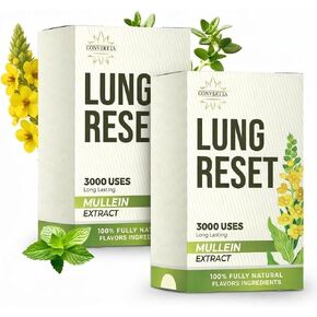 CONVERTTA Herbal Diffuser | Natural Mullein & Thyme Botanical Extract | Plant-Based Wellness | 3K Series (Green, 2 Stick (Pack of 1)) in Saudi Arabia