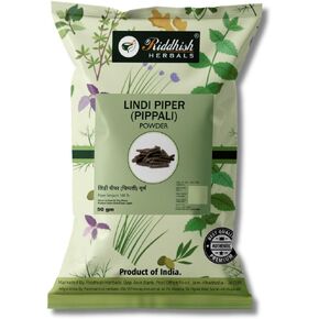 Lindi Piper Churna Powder Pack of 1 (50g)|Traditional Herbal Product No Additives in Saudi Arabia