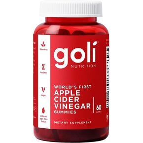 Goli Apple Cider Vinegar Gummies - Worlds First ACV Gummy with Vitamin B12, Beetroot & Pomegranate - Vegan, Non-GMO, Gluten-Free in Kuwait