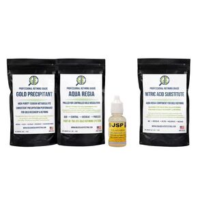 Gemtone Aqua Regia Gold Refining Supply Kit | Professional Grade Powders + Stannous Chloride | Resealable Mylar Bags with Instructions for Beginners in Saudi Arabia
