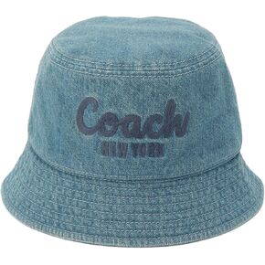 Coach Women's Coach Script Denim Bucket Hat in Saudi Arabia
