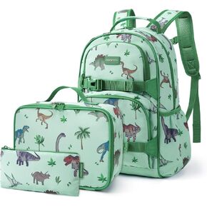 mommore Kids Backpack for Girls 4-8 with Lunch Box Elementary Kindergarten Preschool School Backpack 15'' Fit Folders Bottles, Purple Unicron in Saudi Arabia