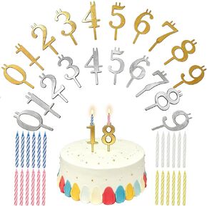 مجموعتان من حامل شموع عيد الميلاد، حامل شموع معدني ذهبي وفضي مع 24 قطعة من الشموع الحلزونية، شموع قابلة للتعديل، ملحقات خبز صديقة للبيئة in Kuwait